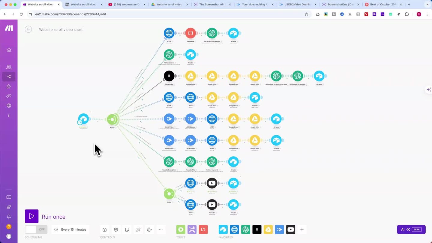 Media pipeline — render, voice, storage and publishing